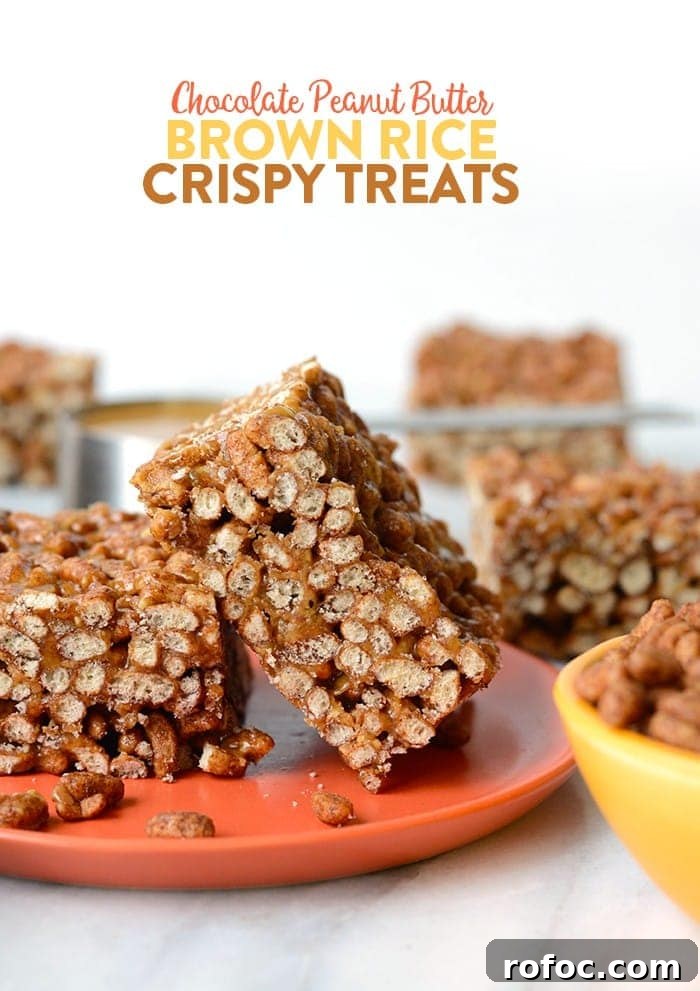 All you need are 3 wholesome ingredients to make these delicious chocolate peanut butter brown rice crispy treats, a dessert the entire family will love! 