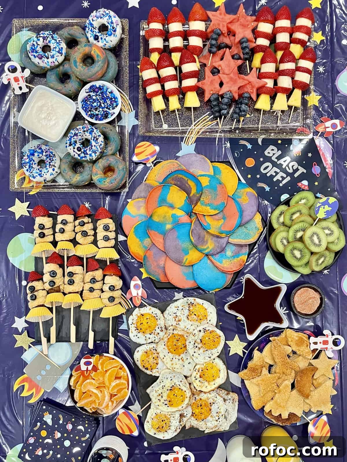 Blast Off! Breakfast Spread