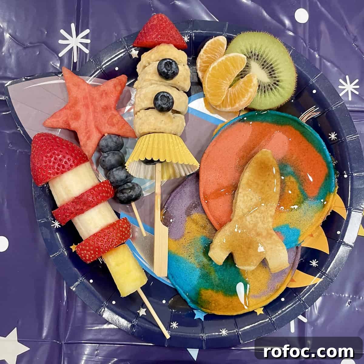 Blast Off Breakfast Spread setup