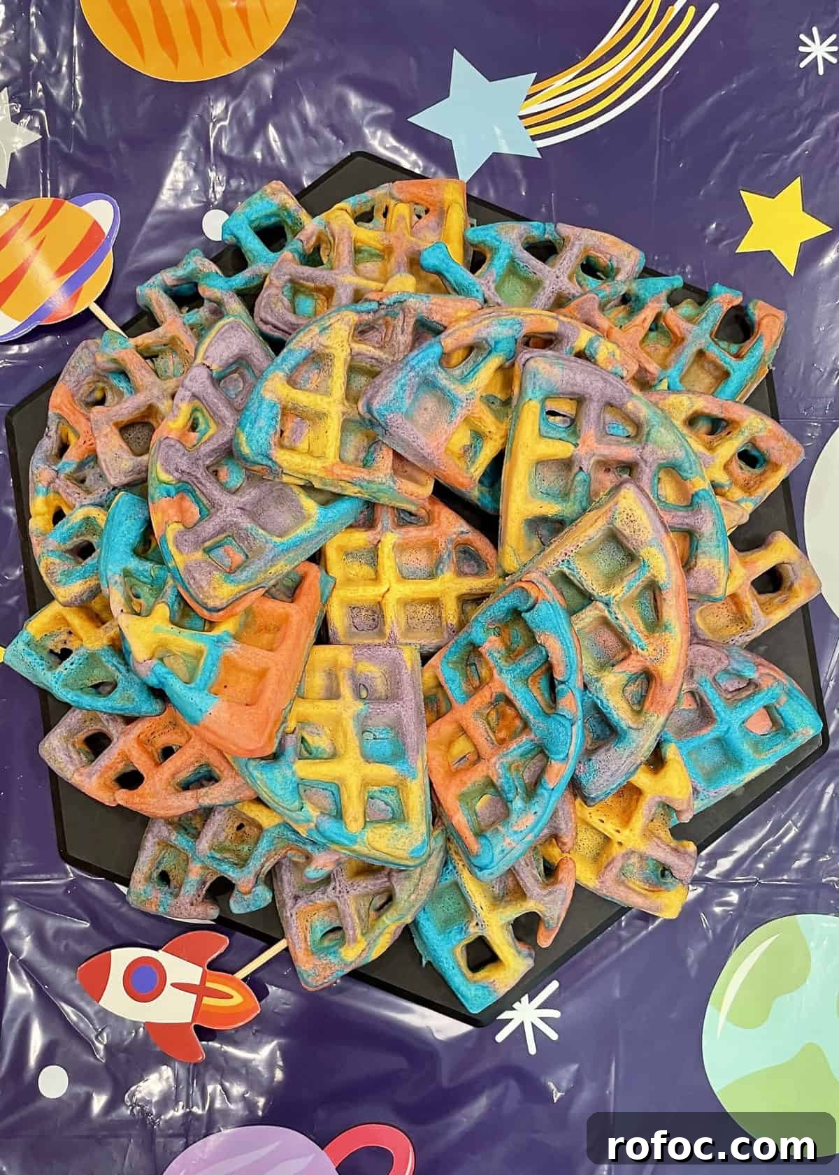 Galaxy waffles