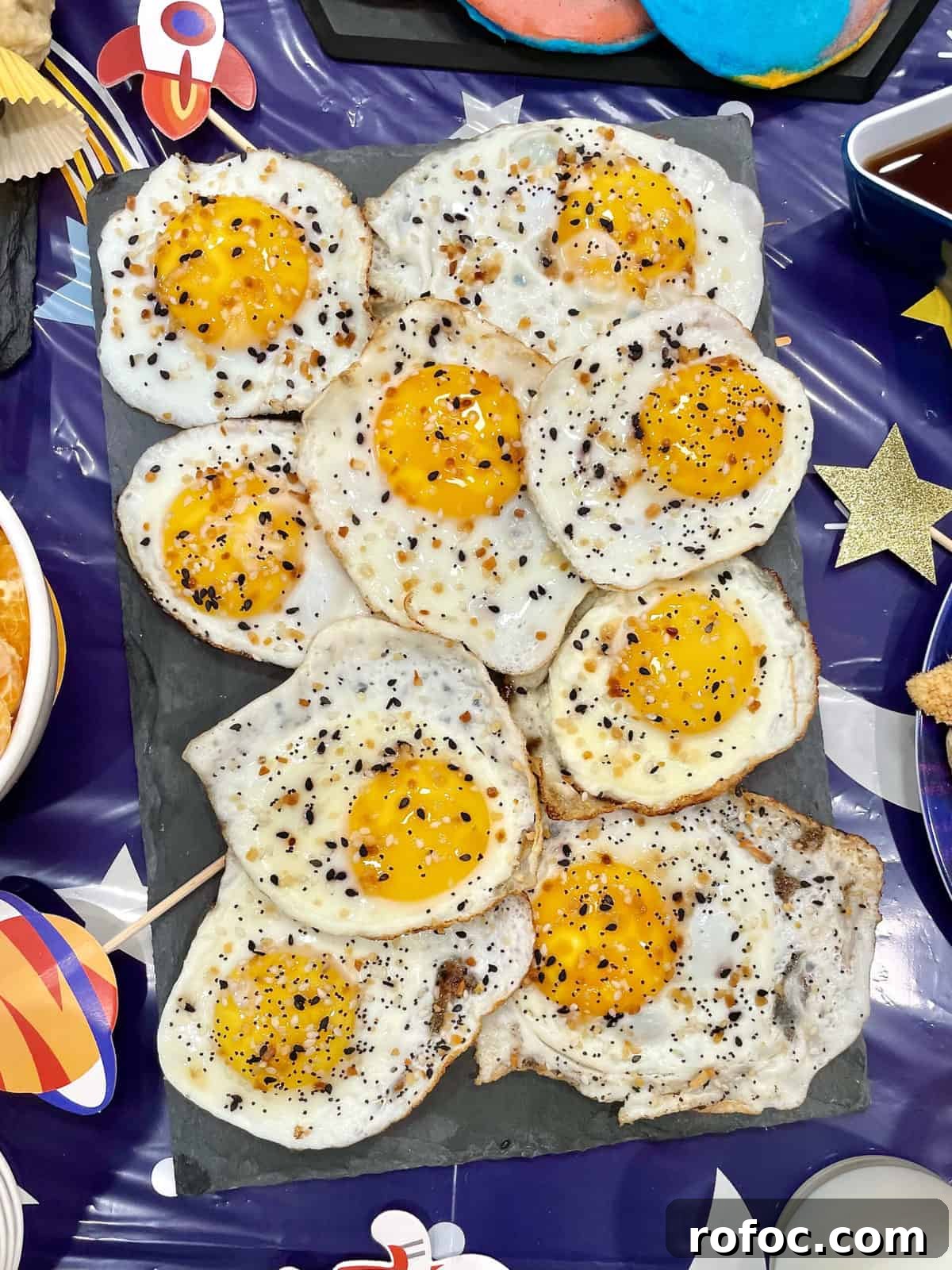 Sunny-side-up eggs