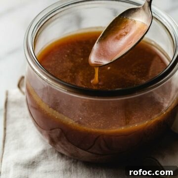 How to Make Homemade Salted Caramel Sauce at Home 7 Salted caramel in a weck jar.