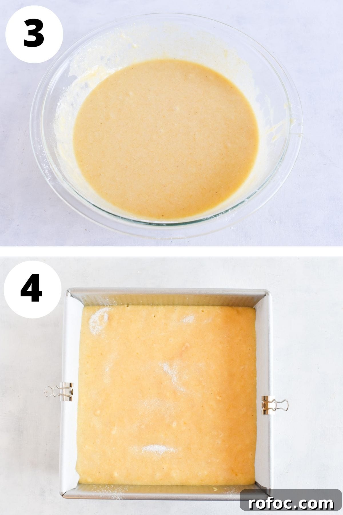 Sourdough Discard Cornbread Recipe: Tangy, Tender & Crispy 6 batter poured into prepared pan.