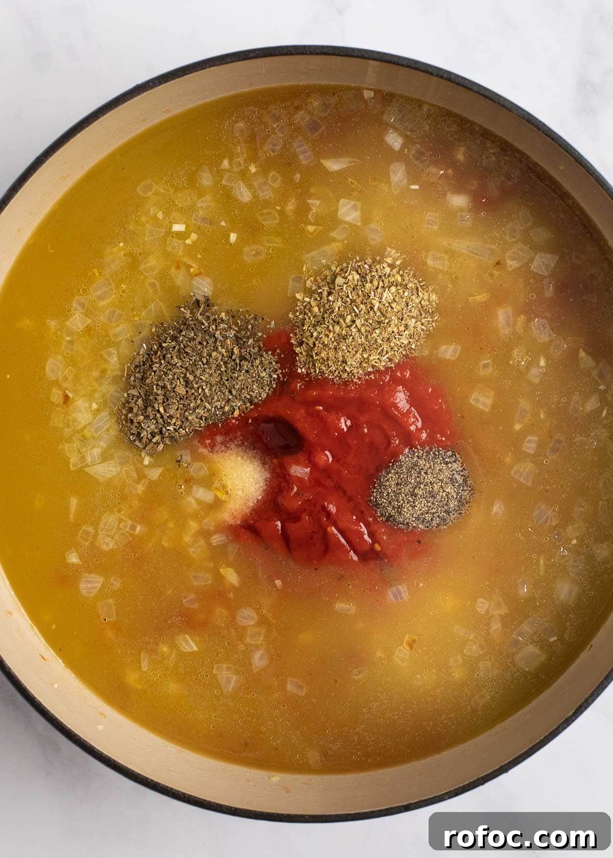 Simple Homemade Tomato Soup Recipe for Rich Flavor 5 tomato soup ingredients in dutch oven