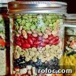 Homemade Bean Soup Mix in a Jar: DIY Kitchen Gift Guide 7 bean soup mix in jar