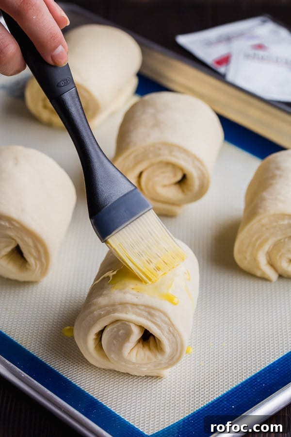 Classic Pain au Chocolat Recipe: How to Make Flaky Chocolate Croissants 8 Pain au chocolat with egg wash