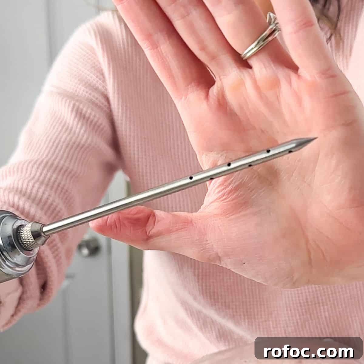 Savory Turkey Injection Recipe for Juicy, Flavorful Roasts 5 The needle needed for the injection.