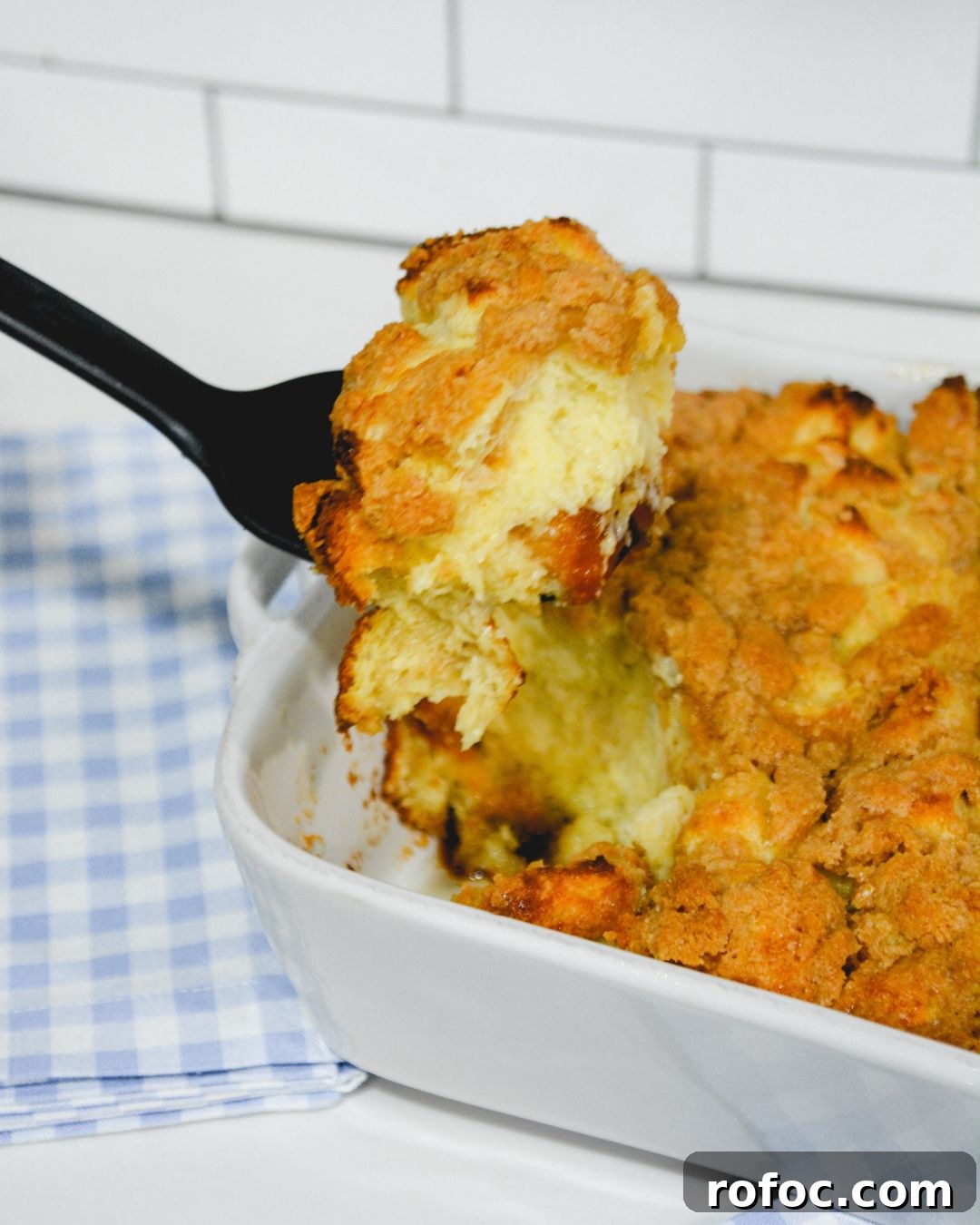 Overnight Baked French Toast Casserole with Maple Glaze 2 This oven-baked French toast casserole is crisp on top, custardy inside, and perfect for brunch or holidays. Make it ahead or bake fresh—simple, cozy, and always a crowd-pleaser!