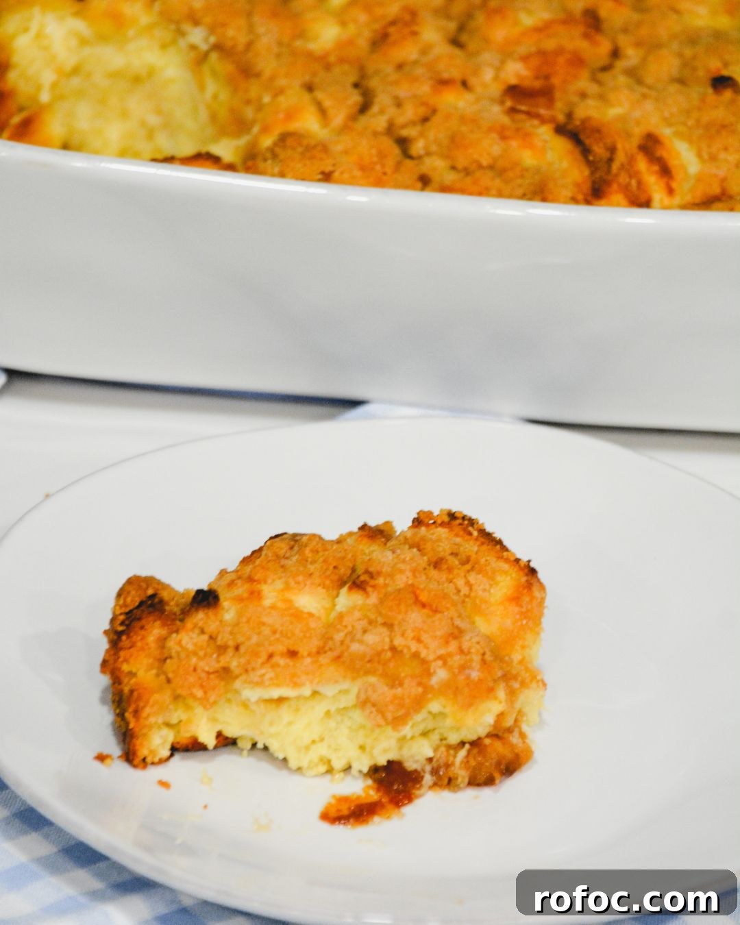Overnight Baked French Toast Casserole with Maple Glaze 10 This oven-baked French toast casserole is crisp on top, custardy inside, and perfect for brunch or holidays.