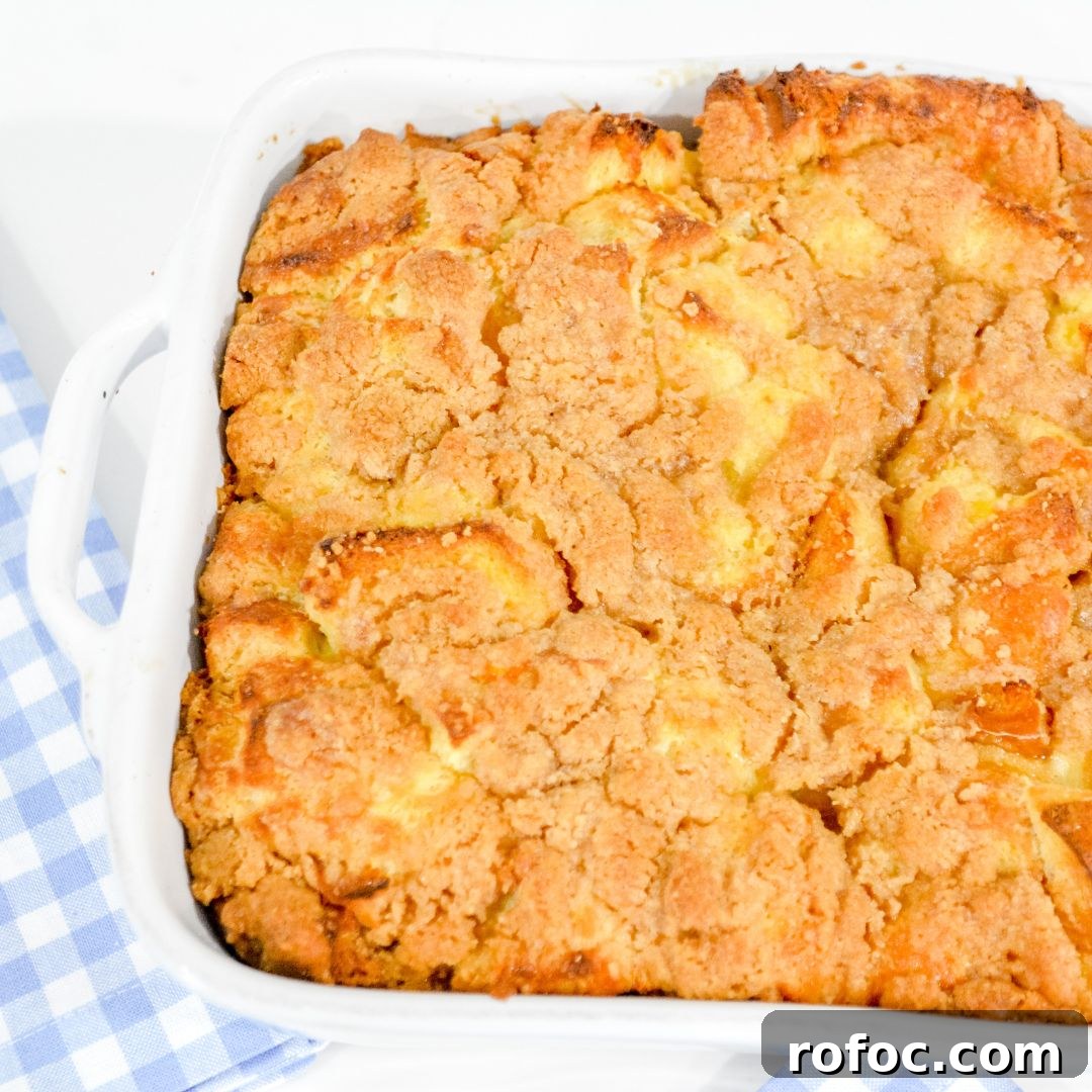 Overnight Baked French Toast Casserole with Maple Glaze 7 This oven-baked French toast casserole is crisp on top, custardy inside, and perfect for brunch or holidays.