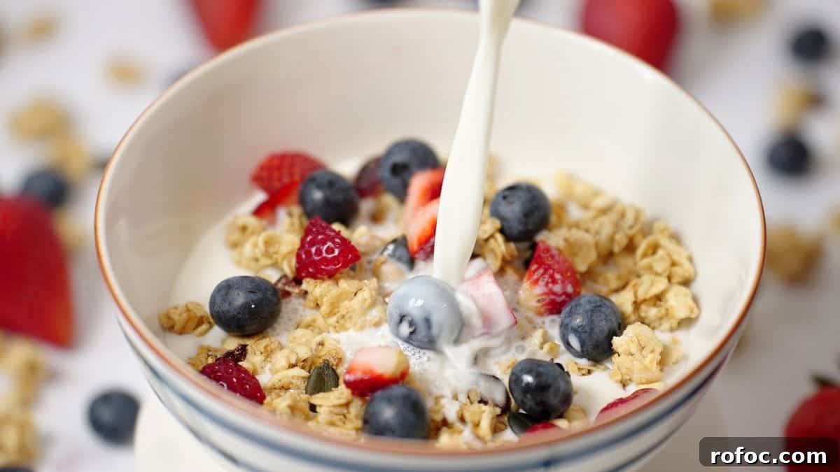 6 Comforting Guilty-Pleasure Foods You Can't Resist 6 cereal with milk and fruit