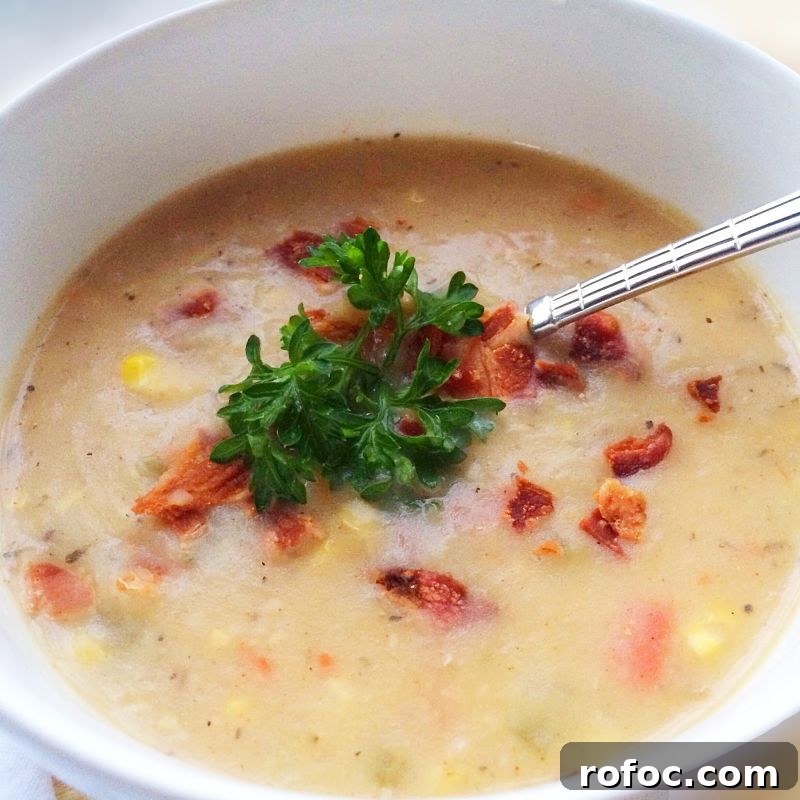 Dairy-Free Potato Corn Chowder Soup