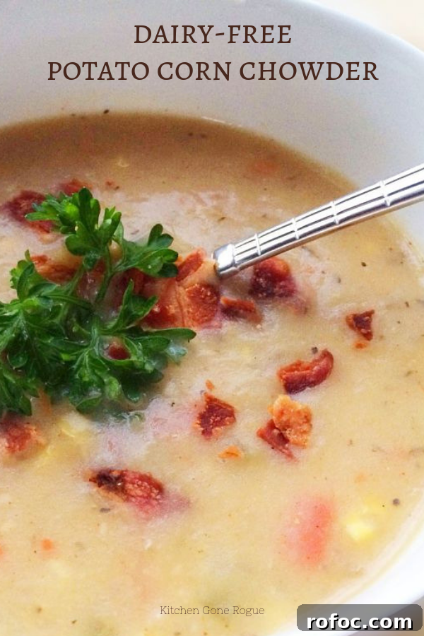 dairy-free potato corn chowder kitchen gone rogue recipe