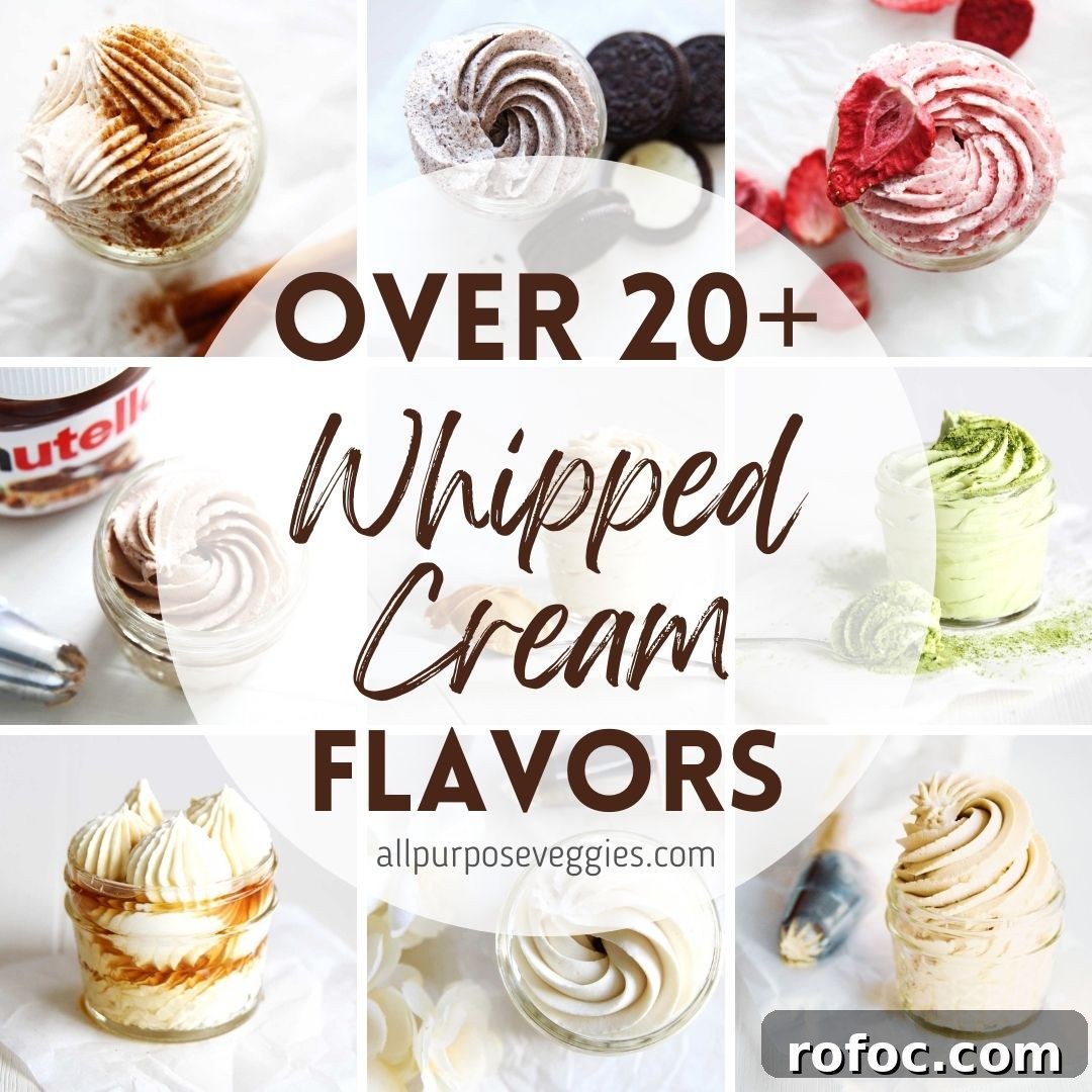 Cinnamon-Spiced Whipped Cream with Cream Cheese Stabilizer 8 Over 20+ Whipped Cream Recipes