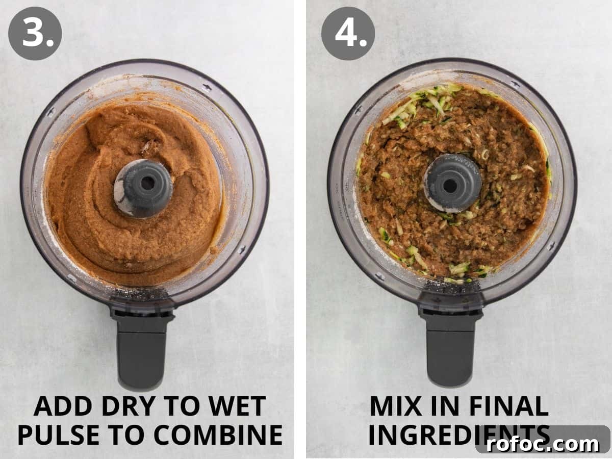 Gluten-Free Paleo Zucchini Muffins with Almond Flour 6 scooping batter into muffin tin and baked muffins