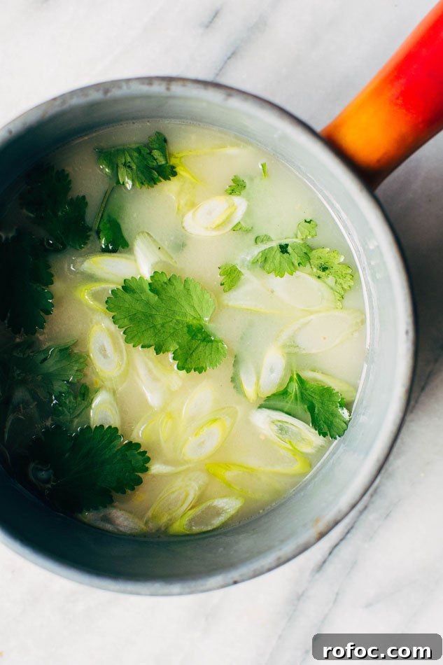 Sipping Broth with Poached Egg — Paleo, Dairy-Free & Vegan Option 8 Simple sipping broth with a poached egg! Your perfect go-to healthy pick-me-up // fridge clean out meal when you need a little extra something in your life. Made with high quality broth, fresh herbs, coconut milk and a poached egg this little pot is gauranteed to having you feeling fine in no time!