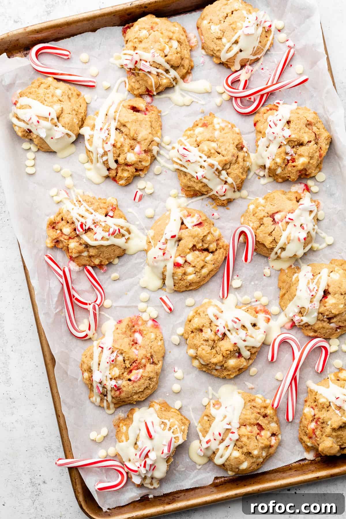 White Chocolate Peppermint Cookies with Zesty Holiday Flavor 3 white chocolate peppermint cookies