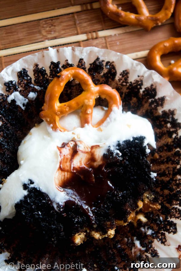 Savory Beer & Pretzel Cupcakes: Unexpected Party Dessert 6 Beer chocolate cupcakes cooling on a rack
