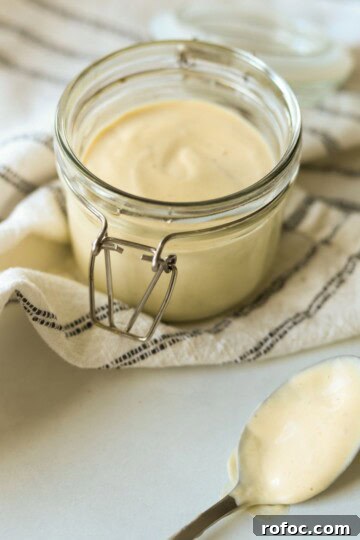 glass jar of smash burger sauce