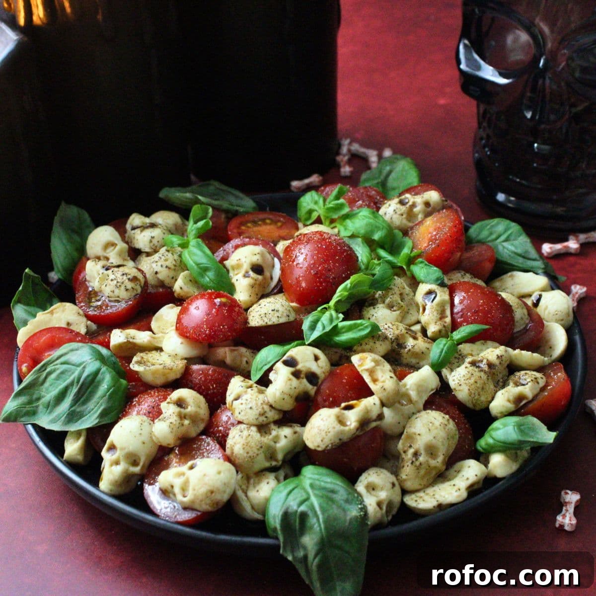 11 Creative Air Fryer Tomato Recipes for Flavorful Meals 12 skull caprese salad recipe dinners done quick featured image
