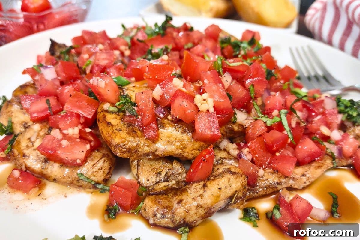 11 Creative Air Fryer Tomato Recipes for Flavorful Meals 9 air fryer bruschetta chicken recipe dinners done quick