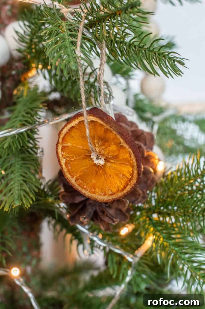 How to Create a Cozy Hygge Christmas Atmosphere 14 DIY orange slice christmas ornament