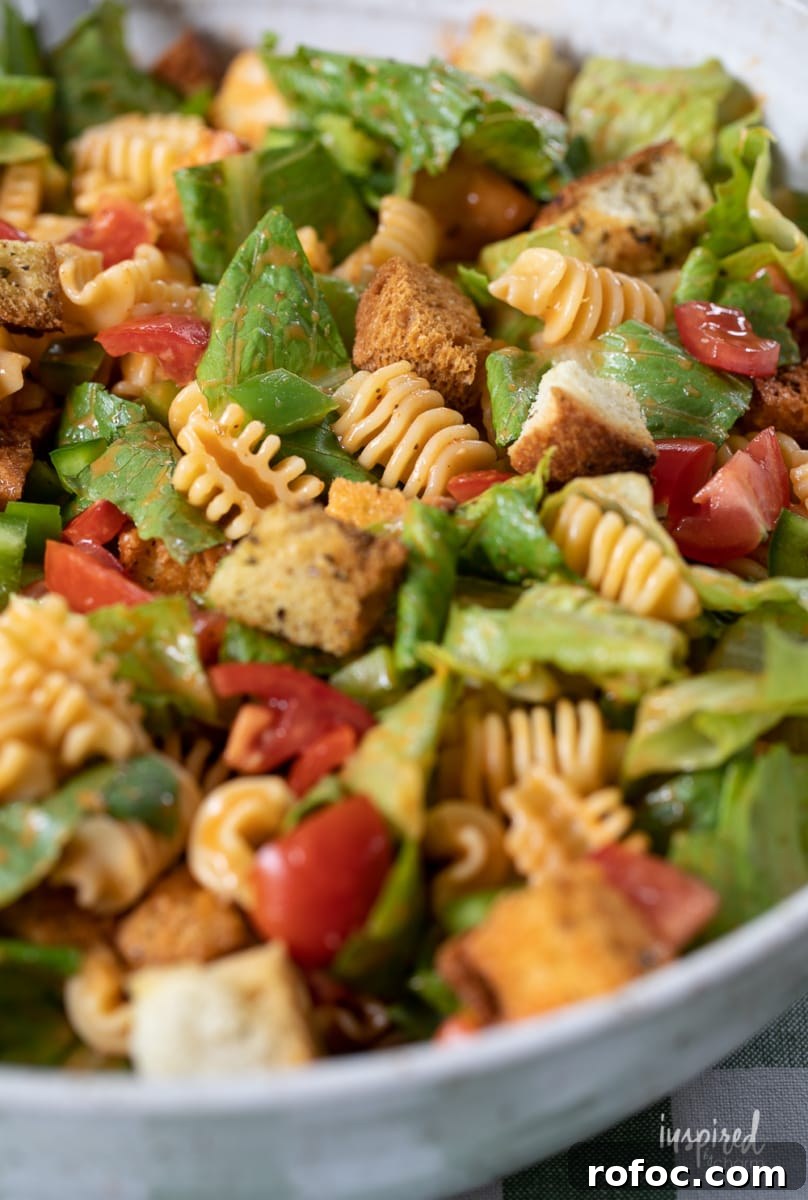 Radiatori Pasta Salad with Fresh Herbs and Lemon Vinaigrette 11 Radiatori Salad on a plate.