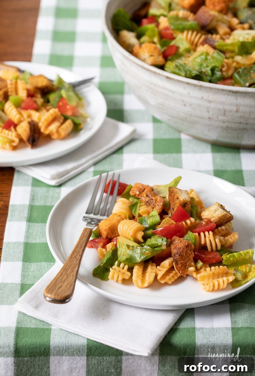 Radiatori Pasta Salad with Fresh Herbs and Lemon Vinaigrette 12 Radiatori Salad on plates and in a bowl.