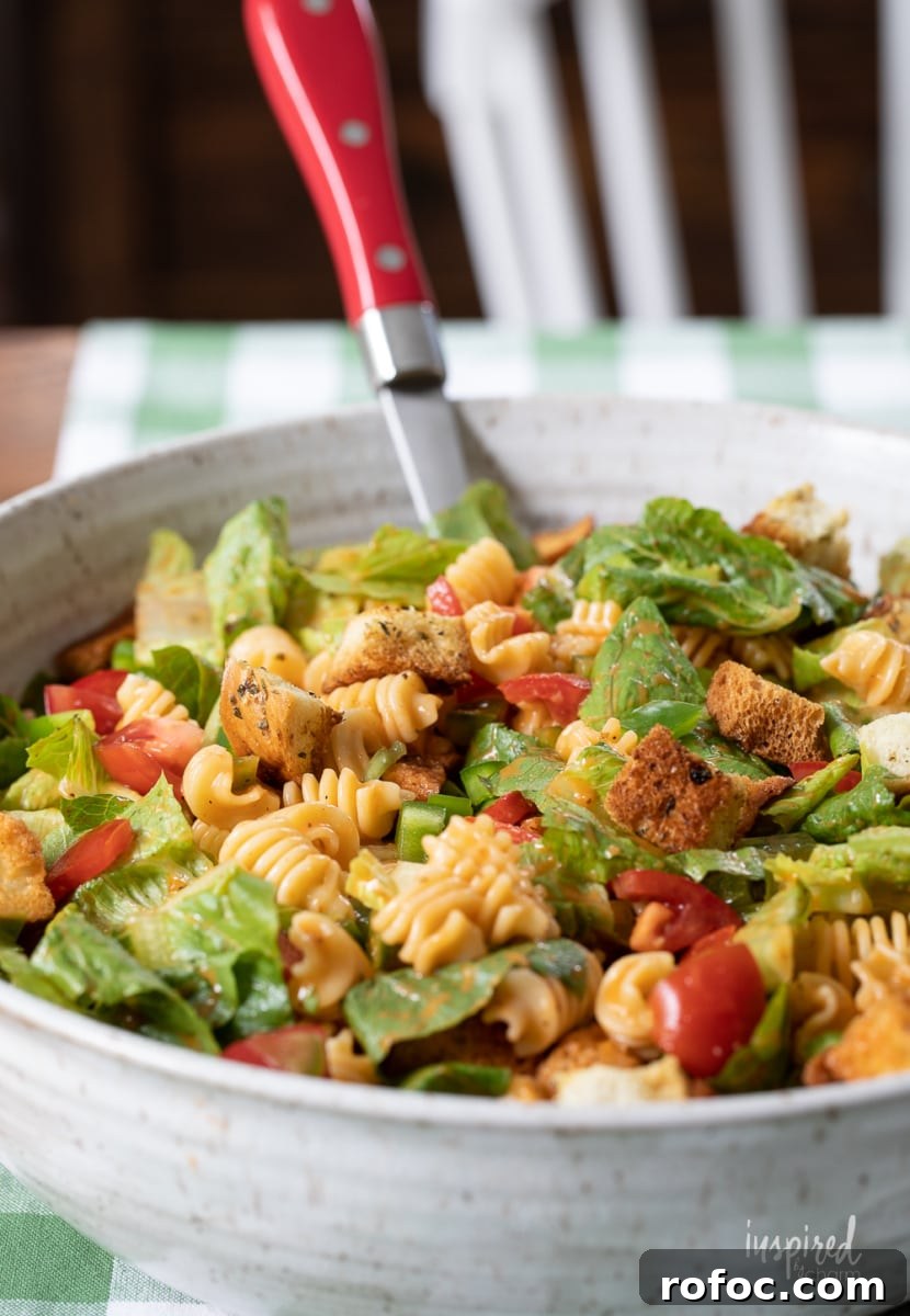 Radiatori Pasta Salad with Fresh Herbs and Lemon Vinaigrette 9 Radiatori Salad in a bowl.