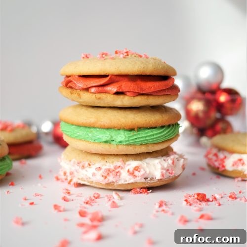 Amish sugar cookie whoopie pies holiday version