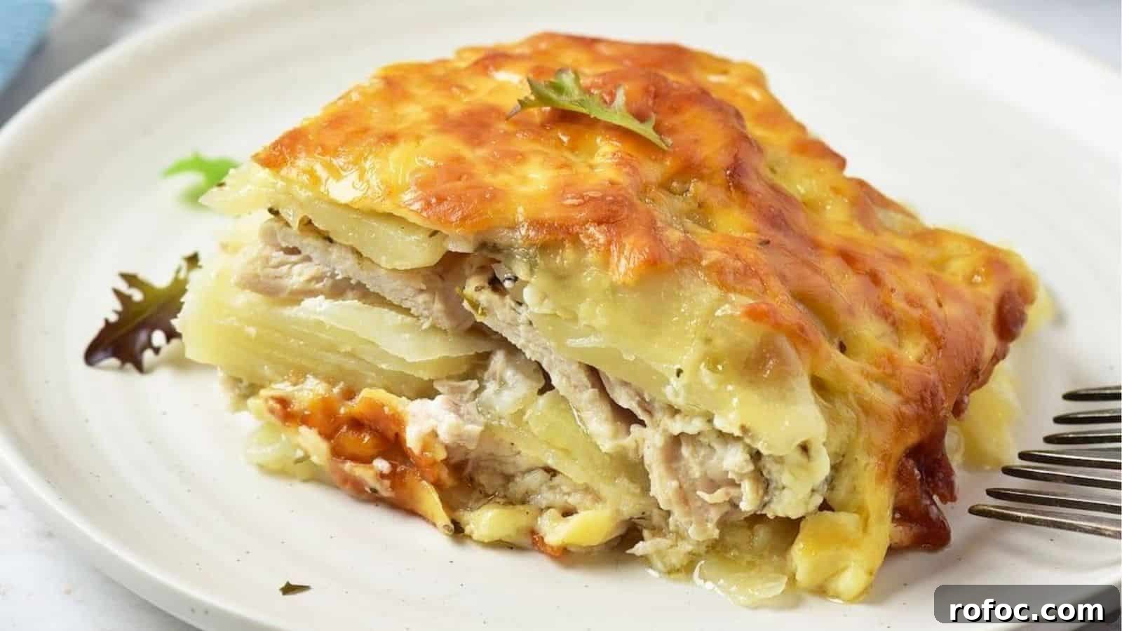 17 Cozy Creamy Chicken Casseroles Your Family Will Devour 13 Cheesy Chicken and Potato Casserole Bake