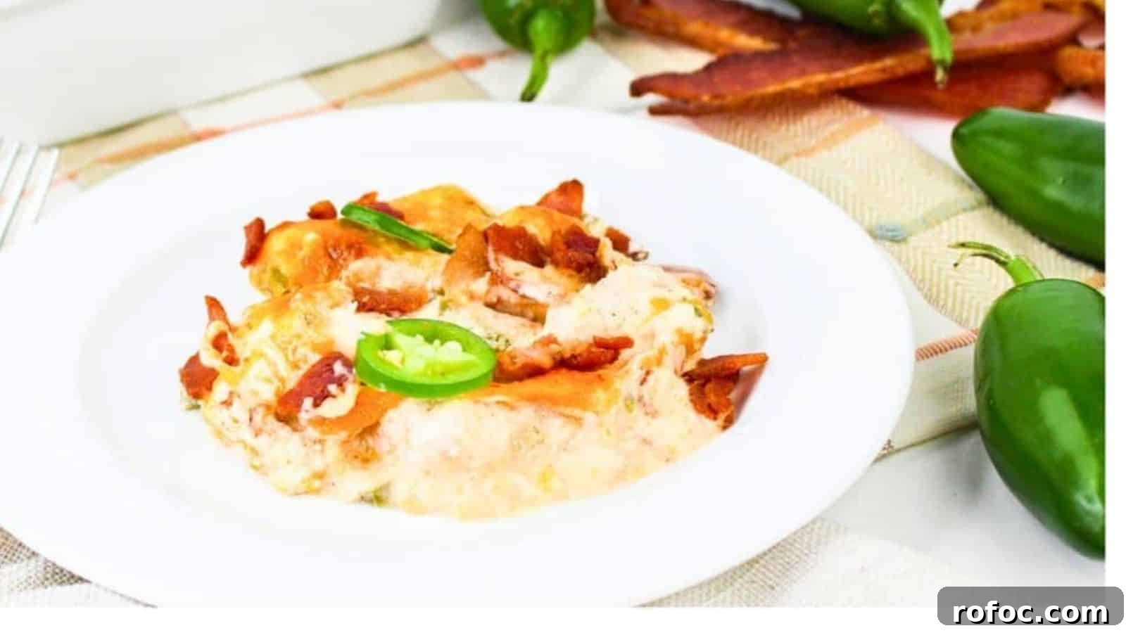 17 Cozy Creamy Chicken Casseroles Your Family Will Devour 7 Jalapeno Popper Chicken Casserole