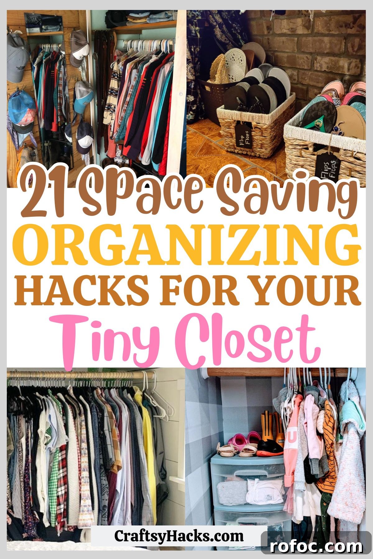 21 Clever Small-Closet Organization Hacks That Really Work 2 tiny closet organizing hacks