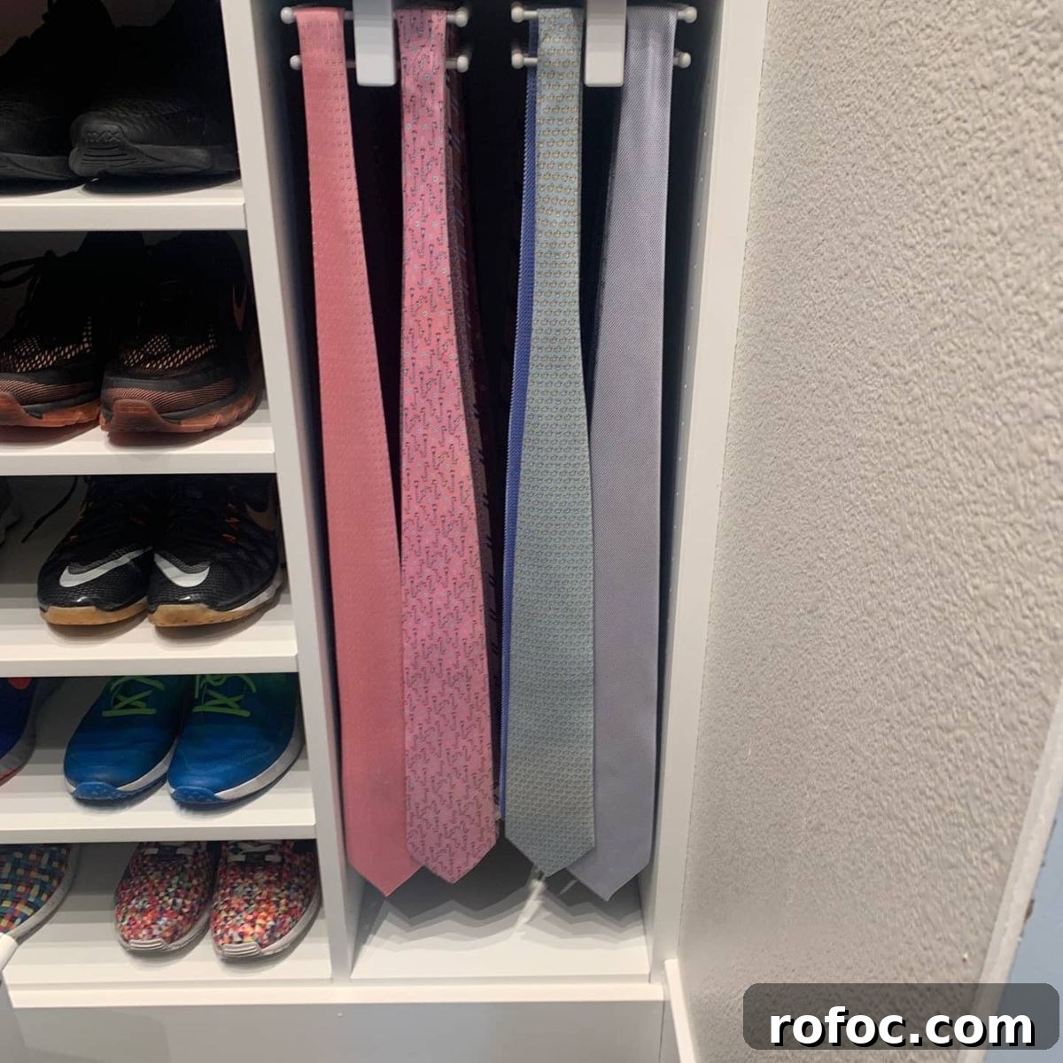 21 Clever Small-Closet Organization Hacks That Really Work 16 Tie Butler