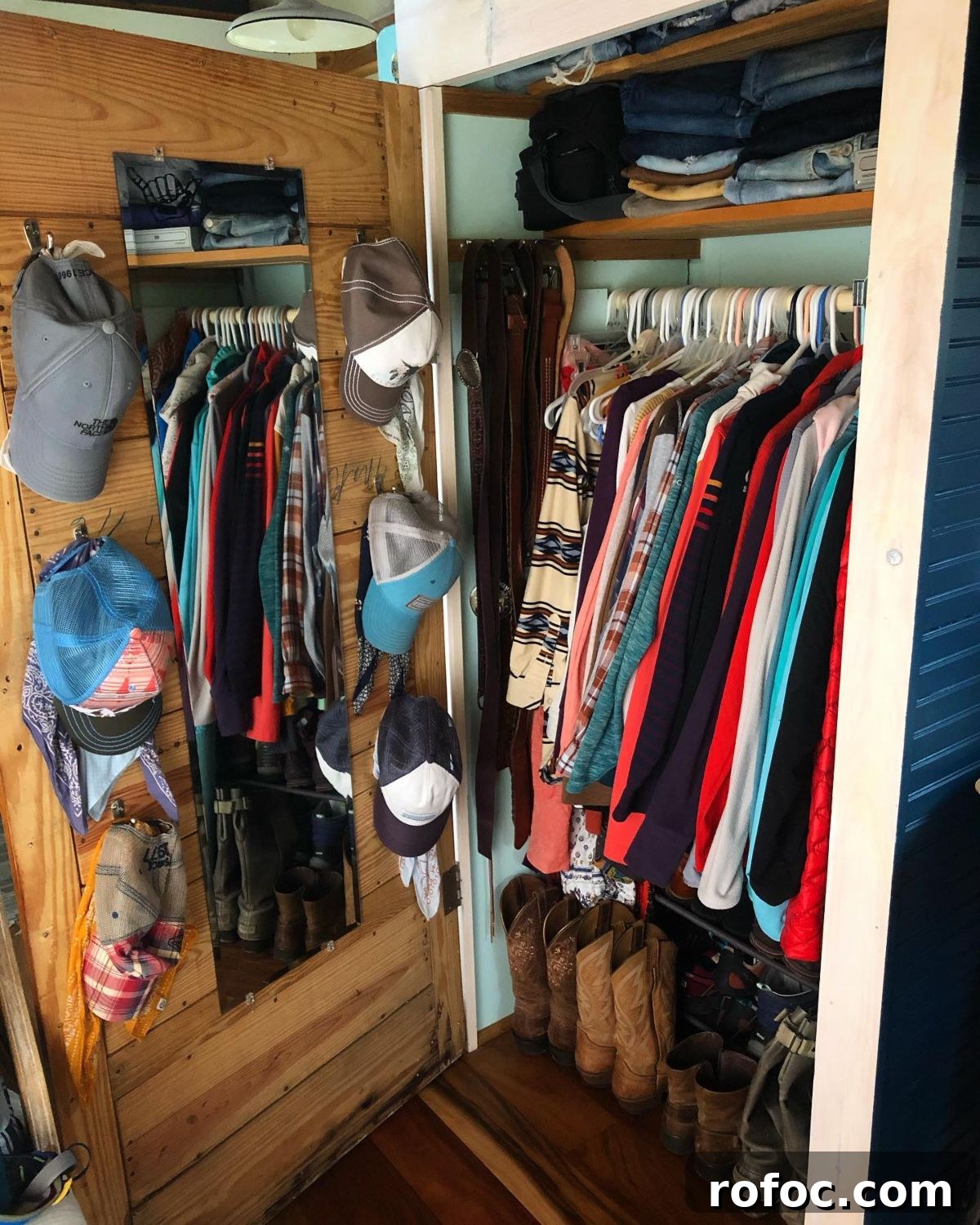 21 Clever Small-Closet Organization Hacks That Really Work 23 Hang Hats on the Door