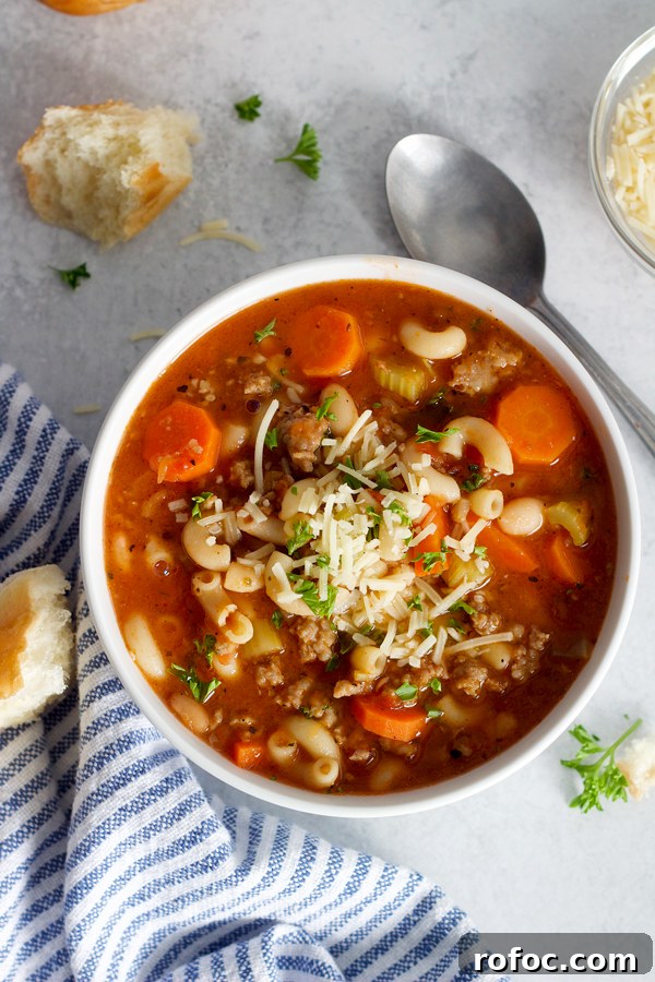 7-Day Family Meal Plan: Weekly Menu Ideas & Grocery List 7 Minestrone Soup