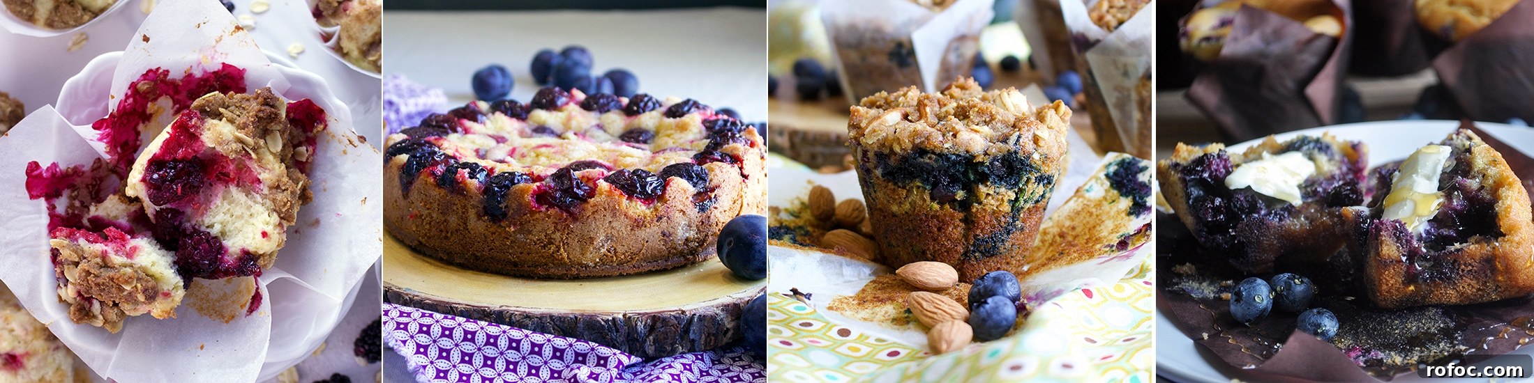 Strawberry Frozen Yogurt with Orange and Lime Zest 6 Breakfast Treats: Mixed Berry Muffins with Streusel, Almond Plum Cake, Zucchini Blueberry Muffins, Blueberry Corn Muffins