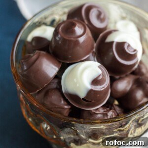 Chocolate Covered Macadamia Nuts in a nut bowl.