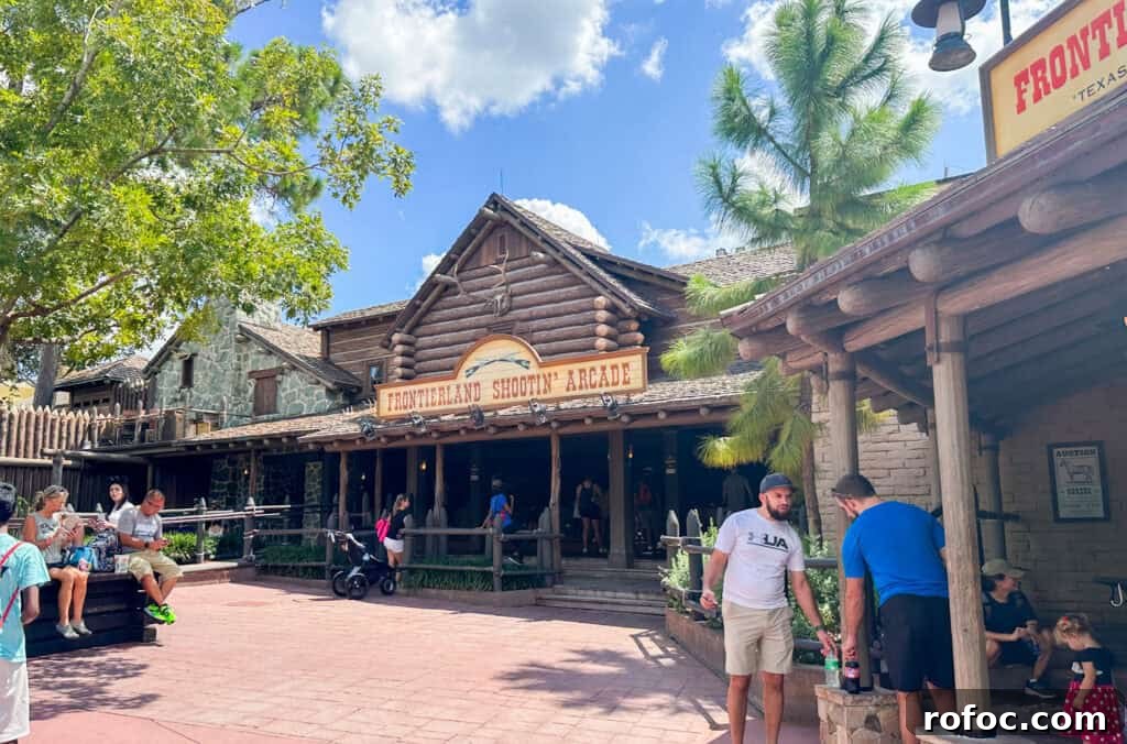 Frontierland Shootin’ Arcade: Classic Disney Park Attraction Guide 2 Frontierland Shootin' Arcade at Magic Kingdom.