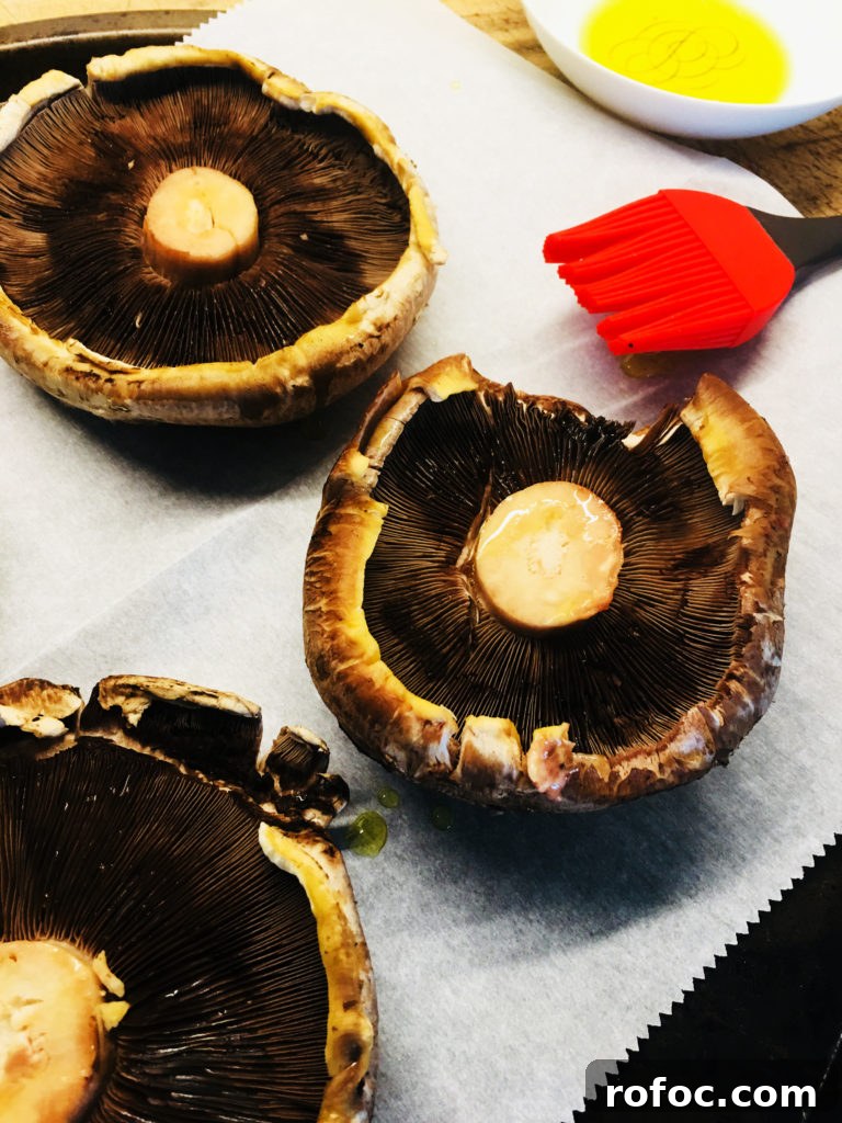 Portobello Mushrooms Stuffed with Classic Lasagna Filling 2 Lasagna Stuffed Portobello Mushrooms