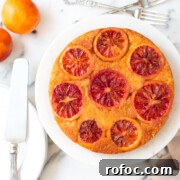Blood Orange Olive Oil Upside-Down Cake