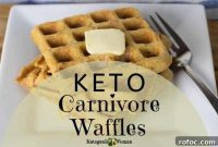 Savory Keto Carnivore Waffles for Low-Carb Brunch