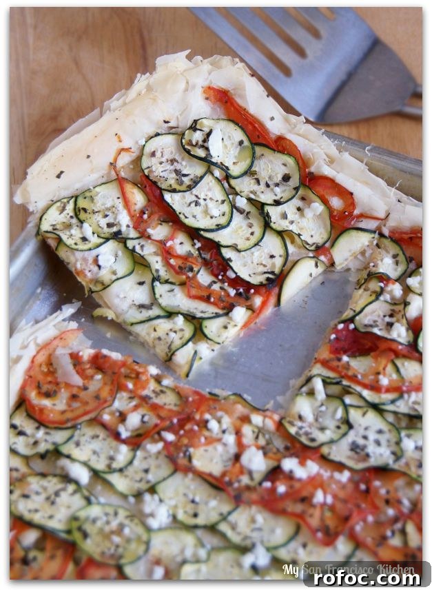 Savory Tomato and Zucchini Tart with Herb Crust 2 zucchini tomato tart