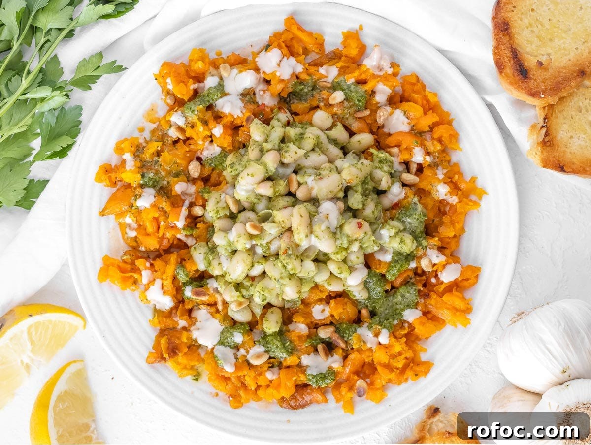 Italian Salsa Verde Recipe: Fresh Herb Green Sauce for Pasta & Meat 11 mashed carrots and cannellini with Italian salsa verde