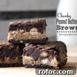 Chunky Peanut Butter-Filled Brownies: Gooey Chocolate Squares 11 peanut butter stuffed brownies