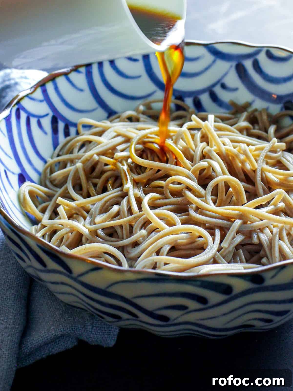 Stir in the dressing