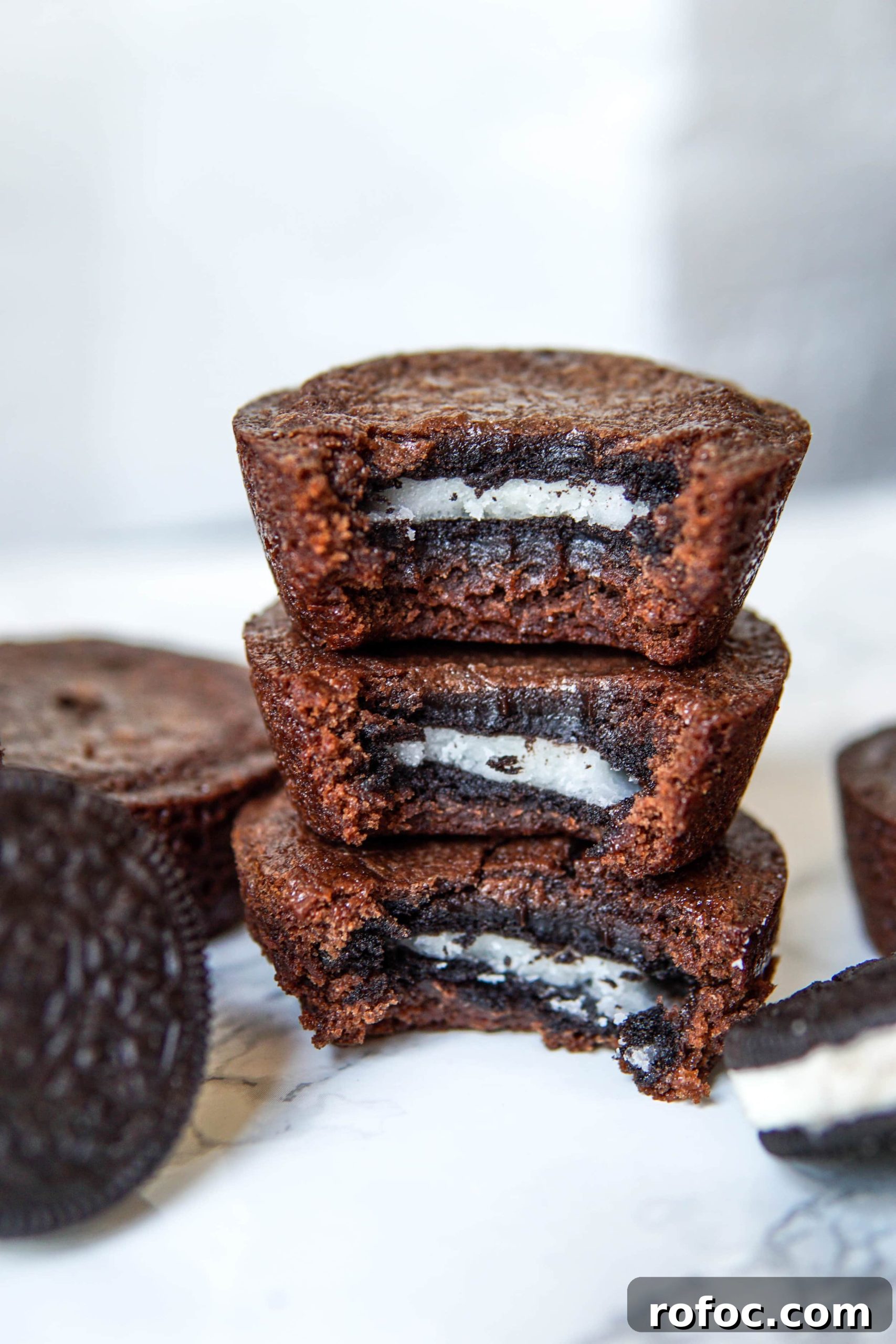 Oreo-Stuffed Brownie Cups Recipe — Gooey Chocolate Treats 5 img 4 4 scaled
