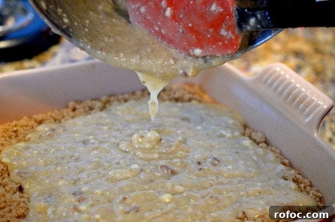 Moist Banana Crumb Cake Recipe with Cinnamon Streusel 3 banana cake mixture