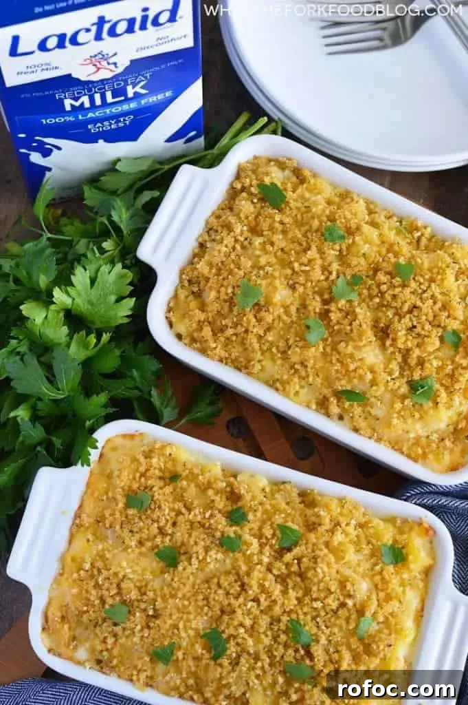 Lactose-Free Macaroni and Cheese (Gluten-Free Recipe) 3 Lactose Free Macaroni and Cheese (and gluten free). From What The Fork Food Blog | whattheforkfoodblog.com