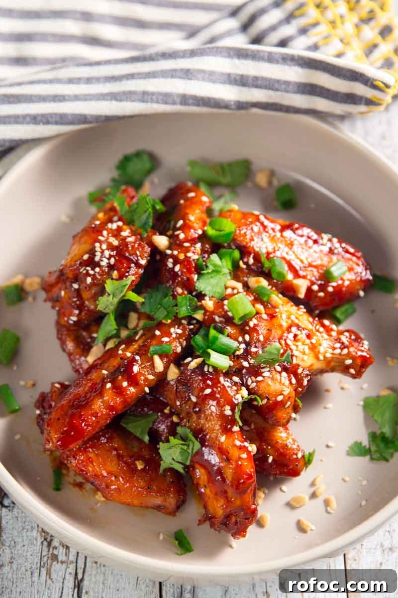 spicy smoked Korean chicken wings